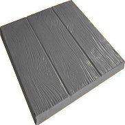 Плитка тротуарная Дощечка 300*300*30 мм серая